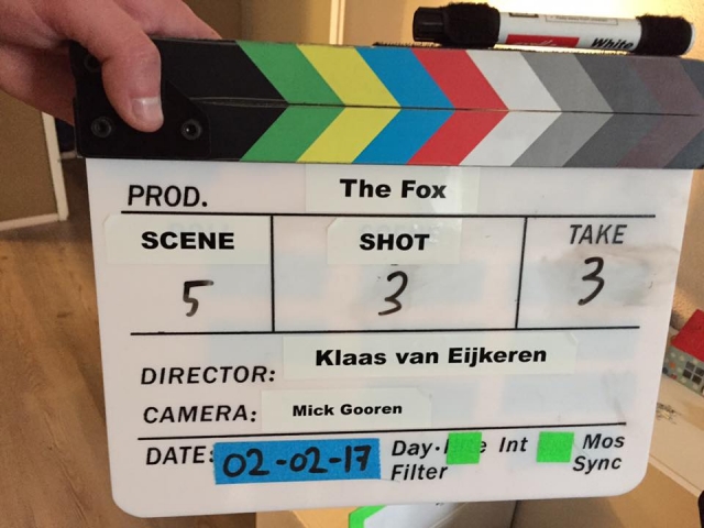The Fox Scene 5, Shot 3, Take 3. Camera Mick Gooren